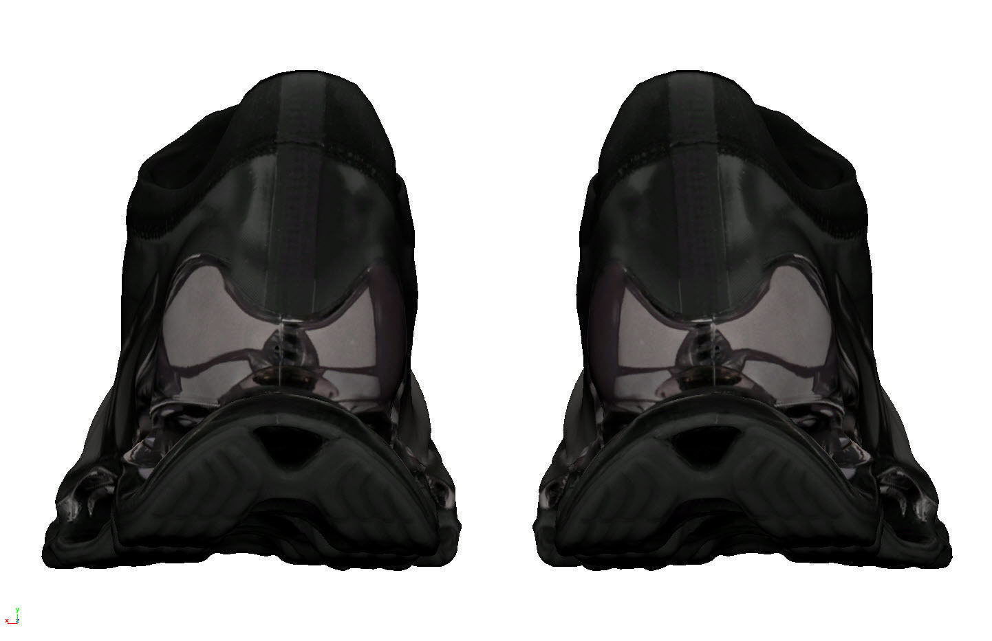 Sorayama x Mizuno Wave Prophecy  sneaker bioware  3D model_5