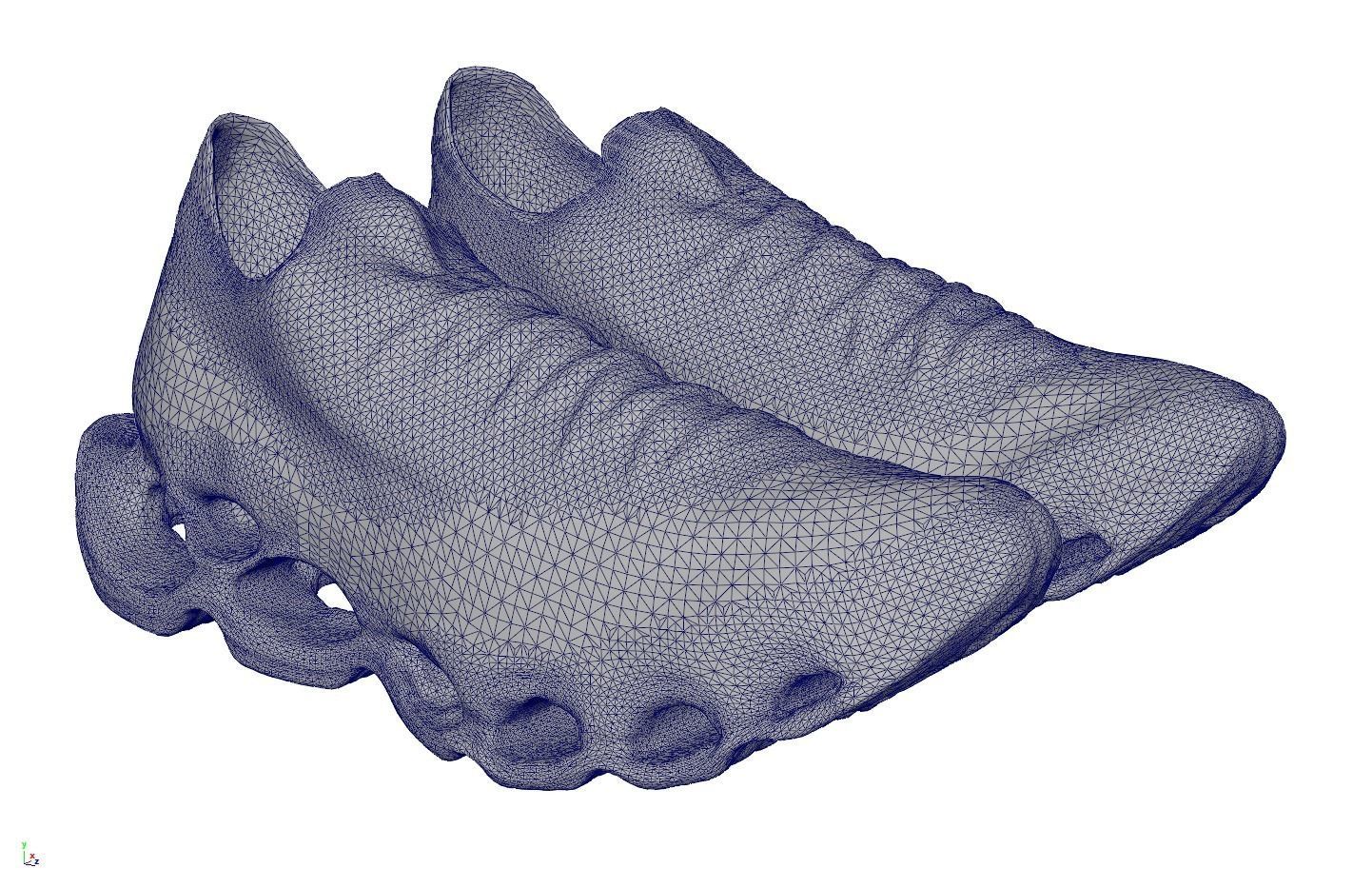Sorayama x Mizuno Wave Prophecy  sneaker bioware  3D model_8