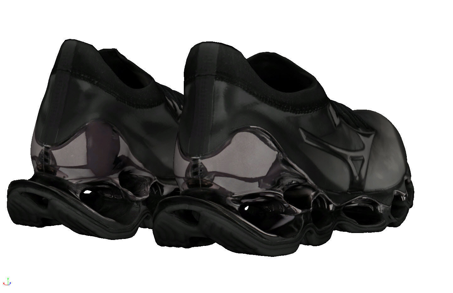 Sorayama x Mizuno Wave Prophecy  sneaker bioware  3D model_4