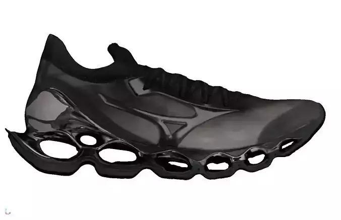 Sorayama x Mizuno Wave Prophecy  sneaker bioware  3D model Sorayama x Mizuno Wave Prophecy  sneaker bioware  3D model