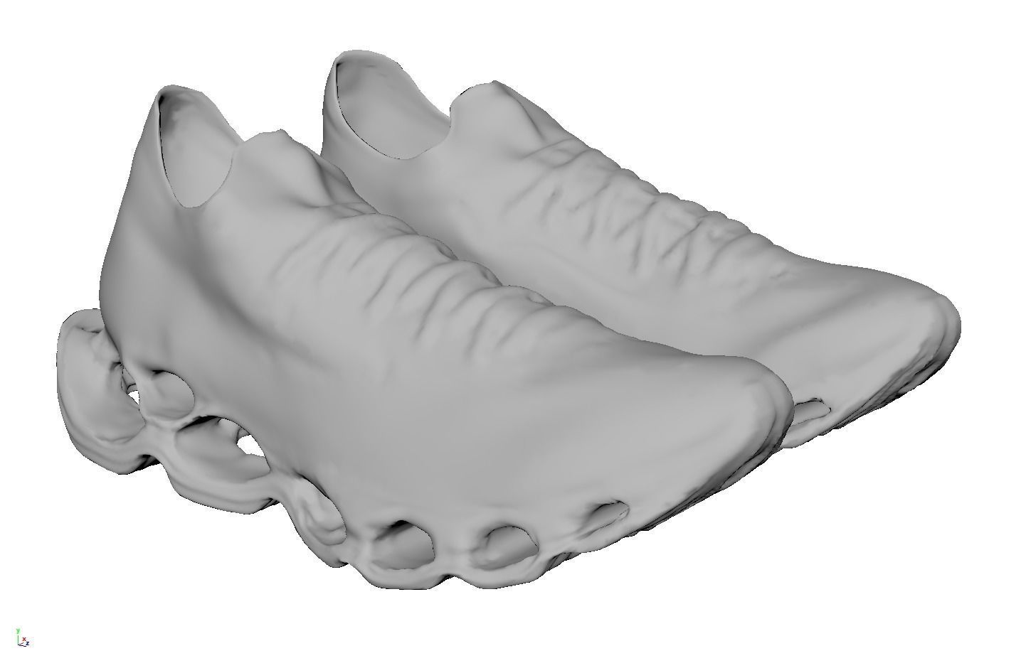 Sorayama x Mizuno Wave Prophecy  sneaker bioware  3D model_9