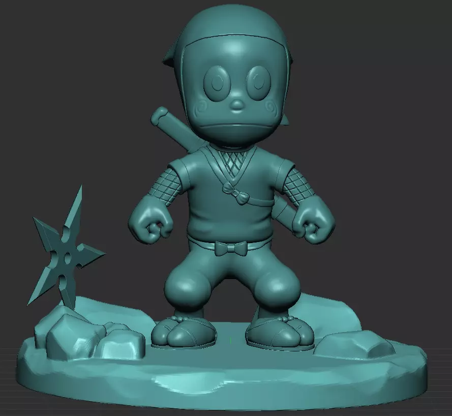 hatori the ninja 3D print model_0
