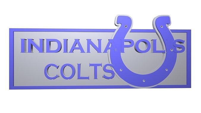 Indianapolis Colts banner 3 3D model