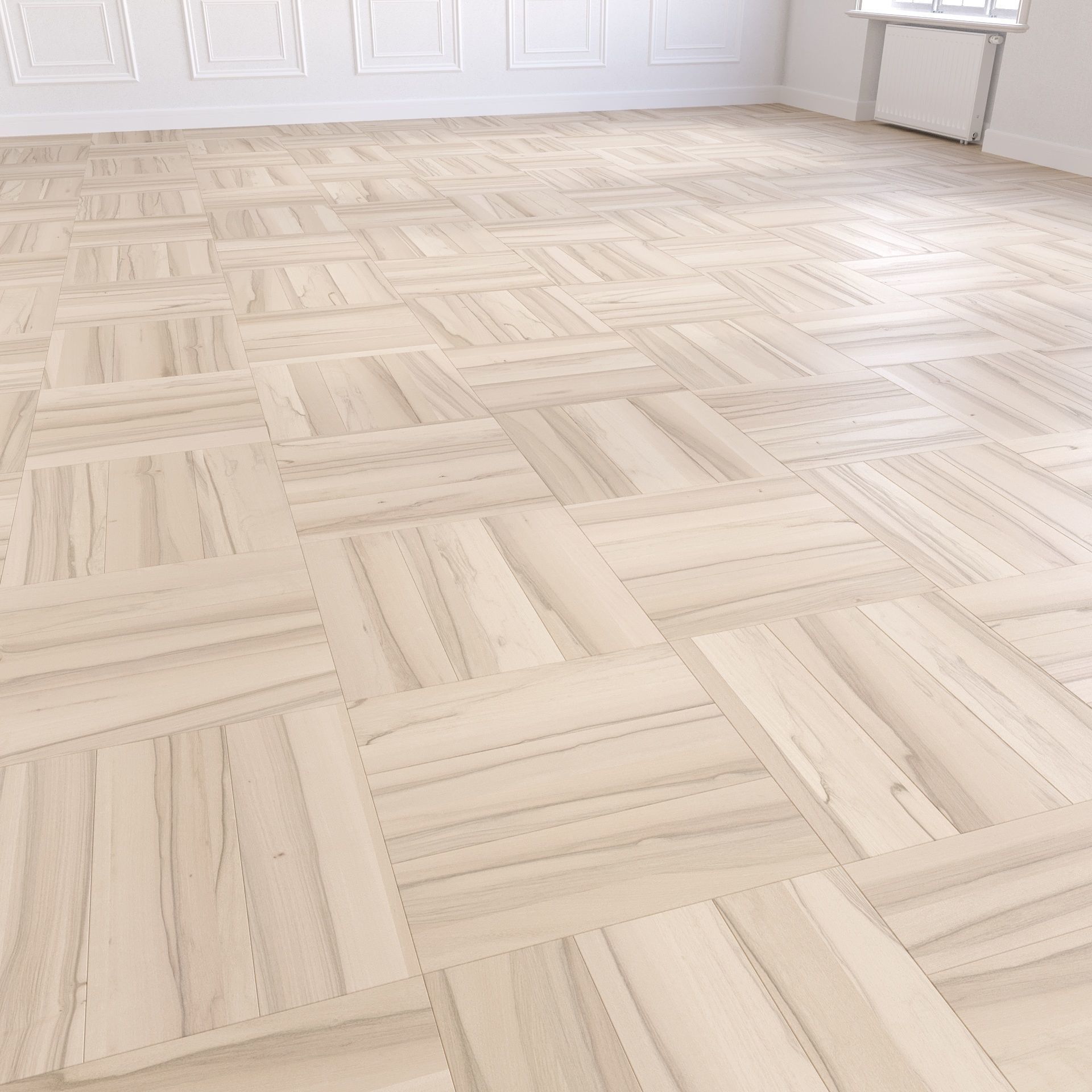 Parquet - Laminate - Wooden floor 4 in 1 3D model_17