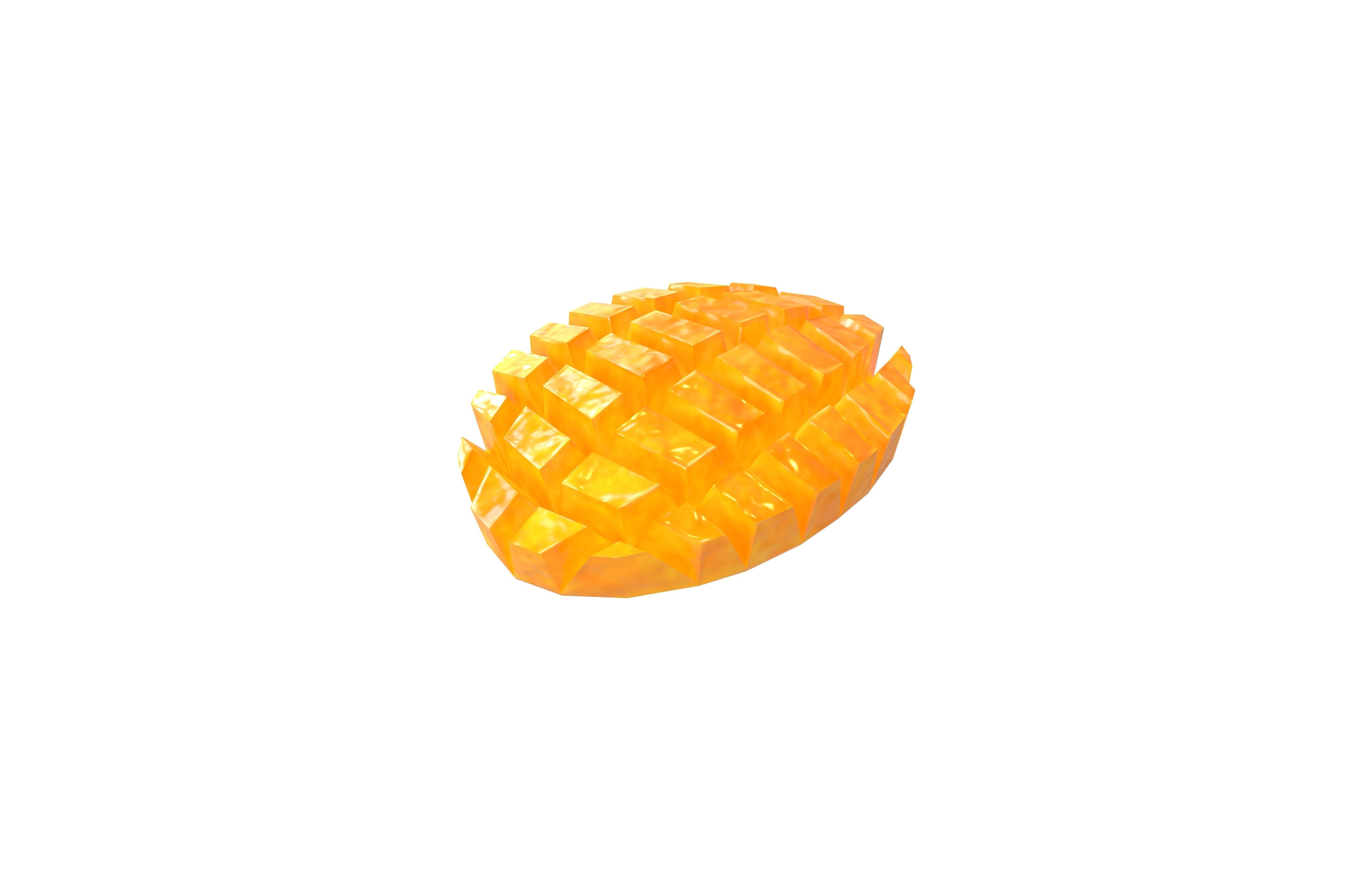Mango V1 001 Low-poly 3D model_2