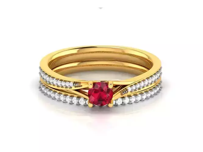 Women Ring 3D print model