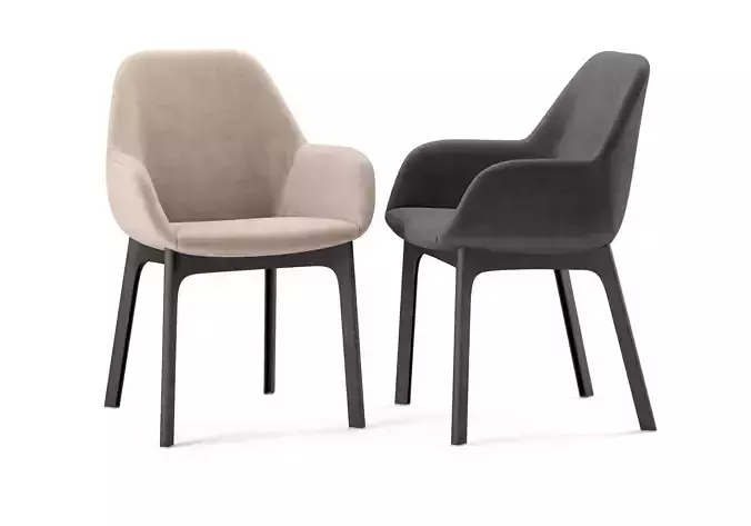 Clap Patricia Urquiola Chair  3D model