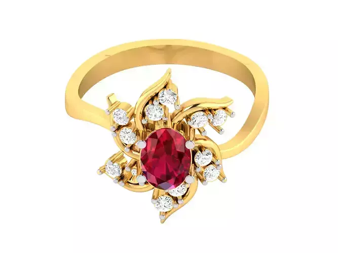 Ring - Diamond 3D print model