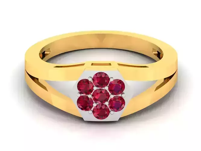 Women solitaire ring 3dm stl render detail 