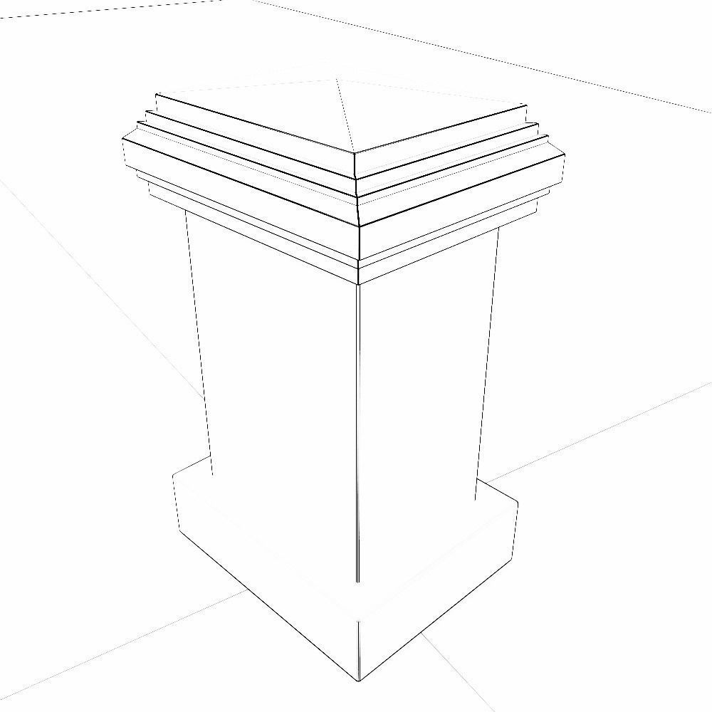 Building Chimney 3d model Low-poly 3D model_6