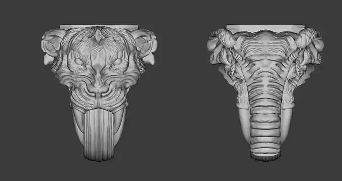 elephant and jaguar ring 