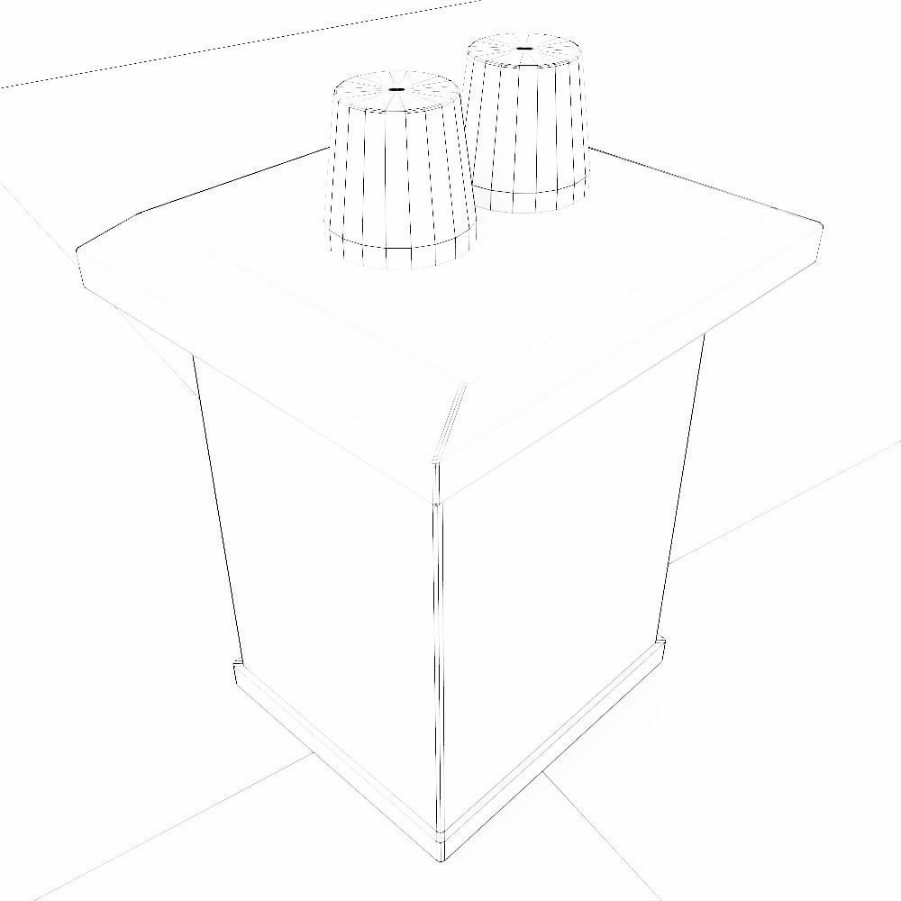 House Chimney 3d model Low-poly 3D model_7