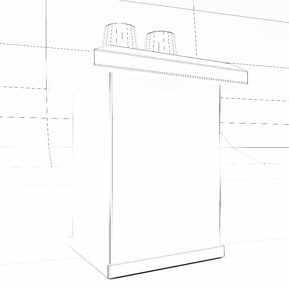 House Chimney 3d model Low-poly 3D model_8