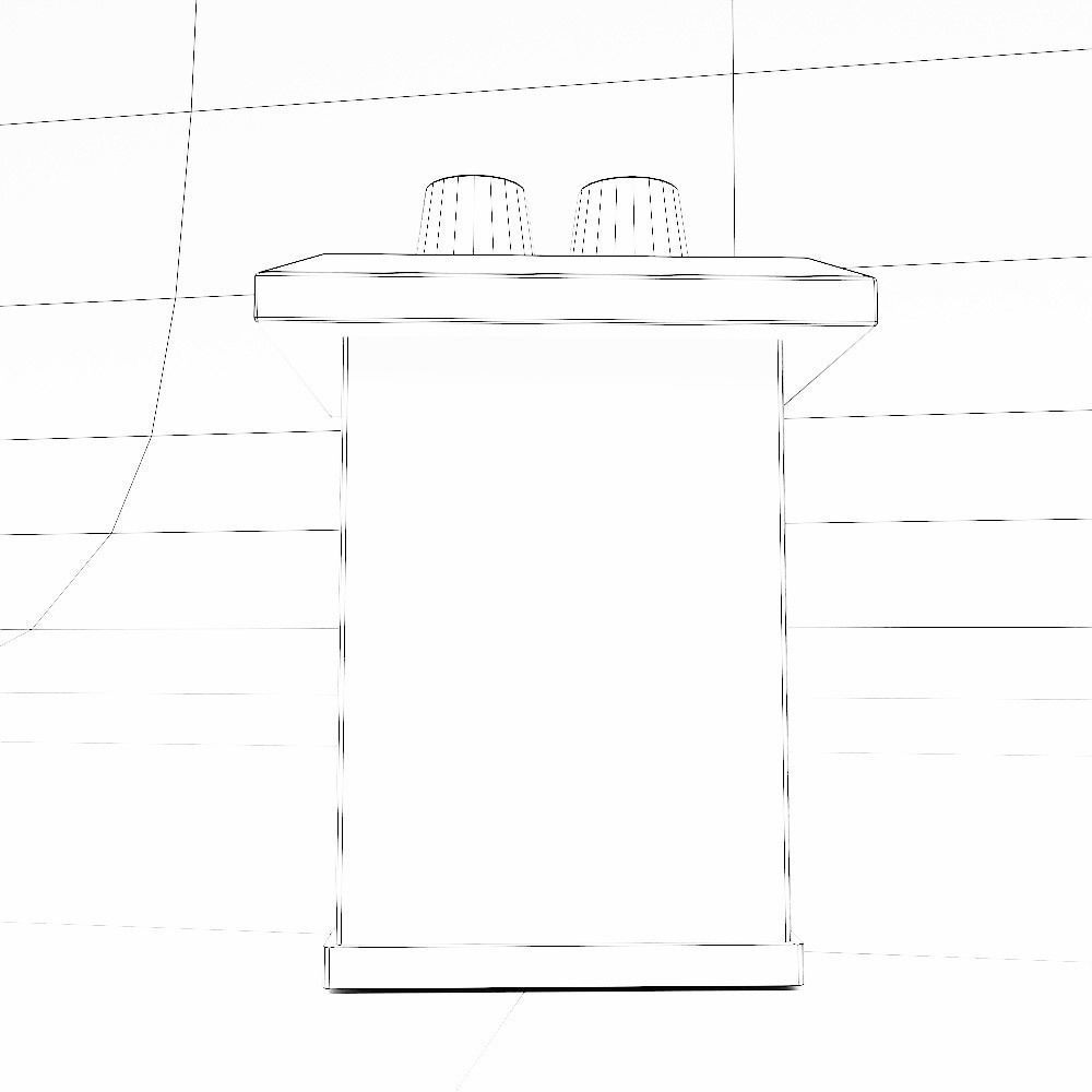 House Chimney 3d model Low-poly 3D model_5