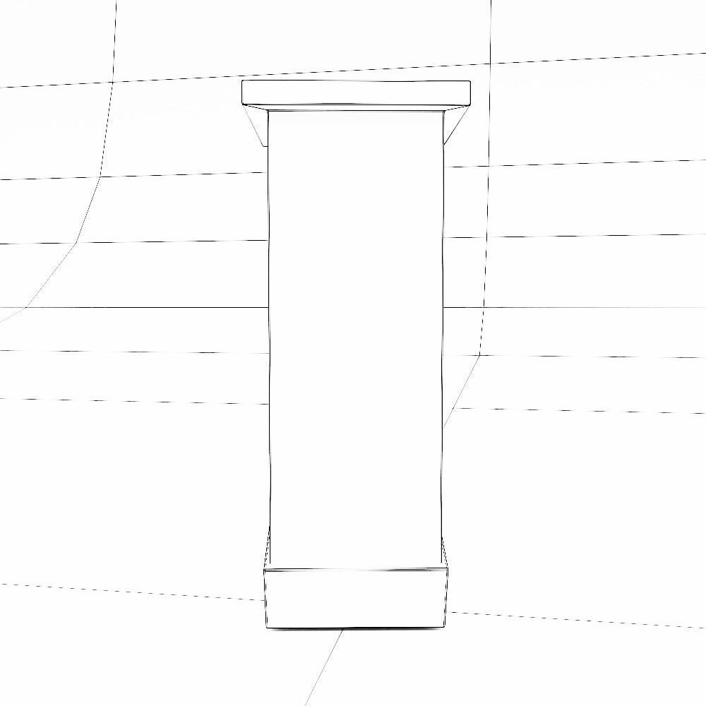 Bricks Chimney 3d model Low-poly 3D model_5