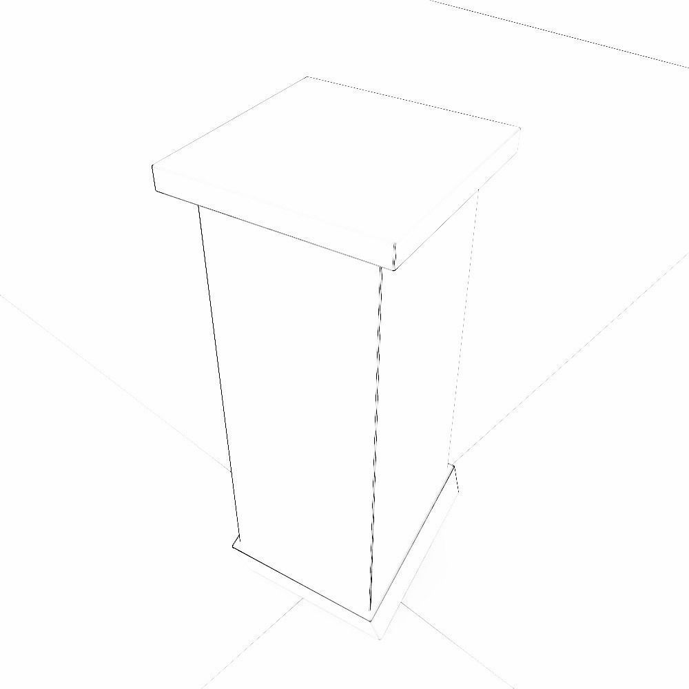 Bricks Chimney 3d model Low-poly 3D model_6