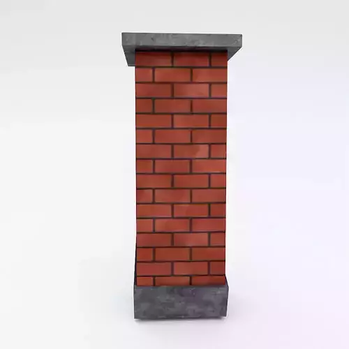Bricks Chimney 3d model
