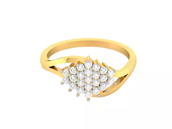 Women Ring 3dm STL FBX OBJ Render 3D print model