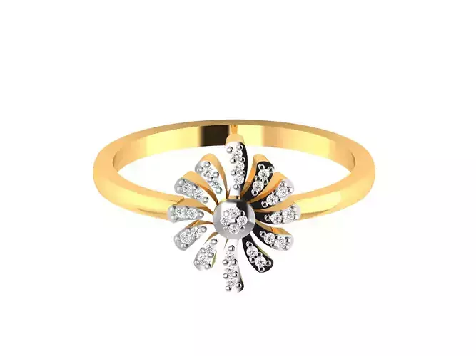 Women Ring 3dm STL FBX OBJ Render 3D print model