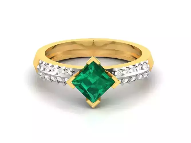 Women Engagement Ring 3dm STL FBX OBJ Render