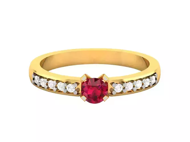 Women Engagement Ring 3dm STL FBX OBJ Render