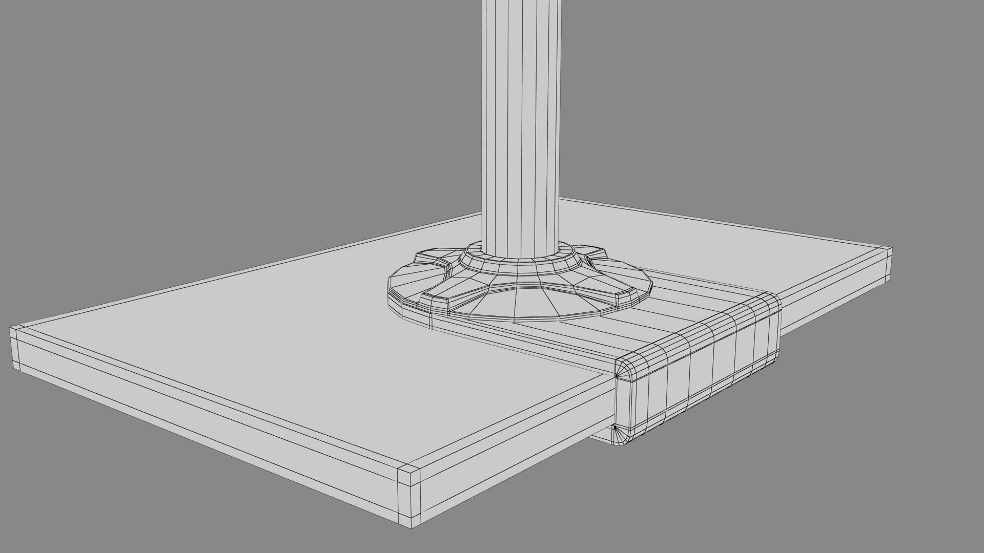 Sci-fi Monitor 9 Low-poly 3D model_29