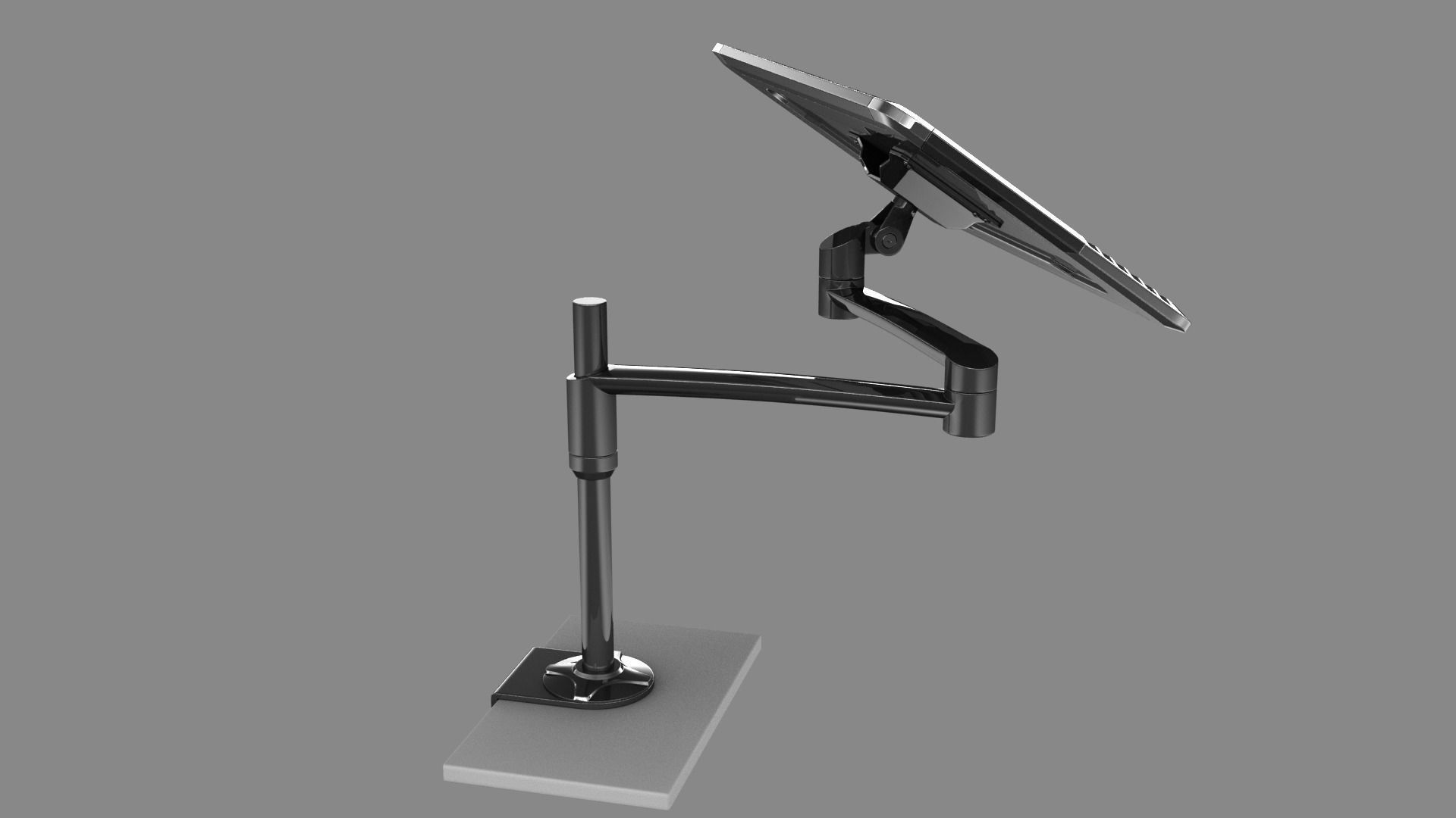 Sci-fi Monitor 9 Low-poly 3D model_14