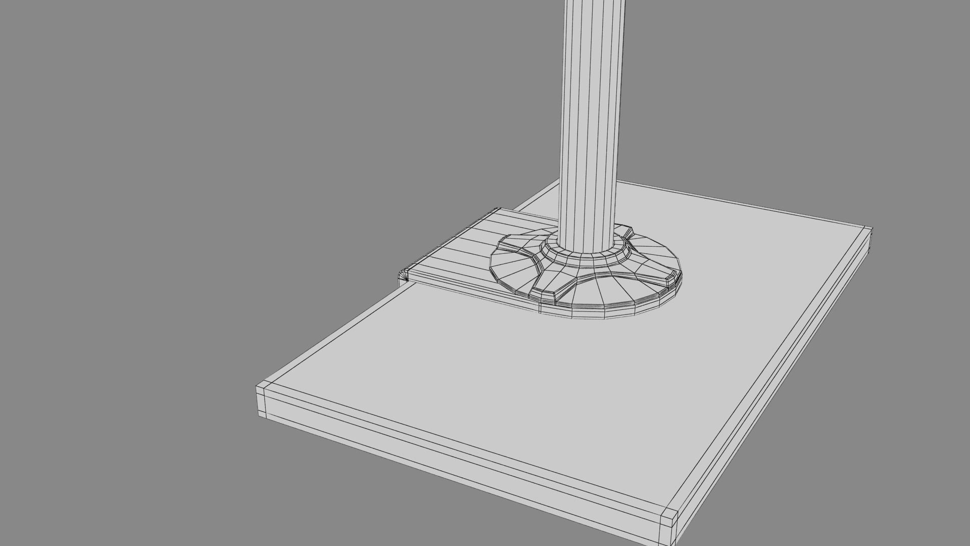 Sci-fi Monitor 9 Low-poly 3D model_28