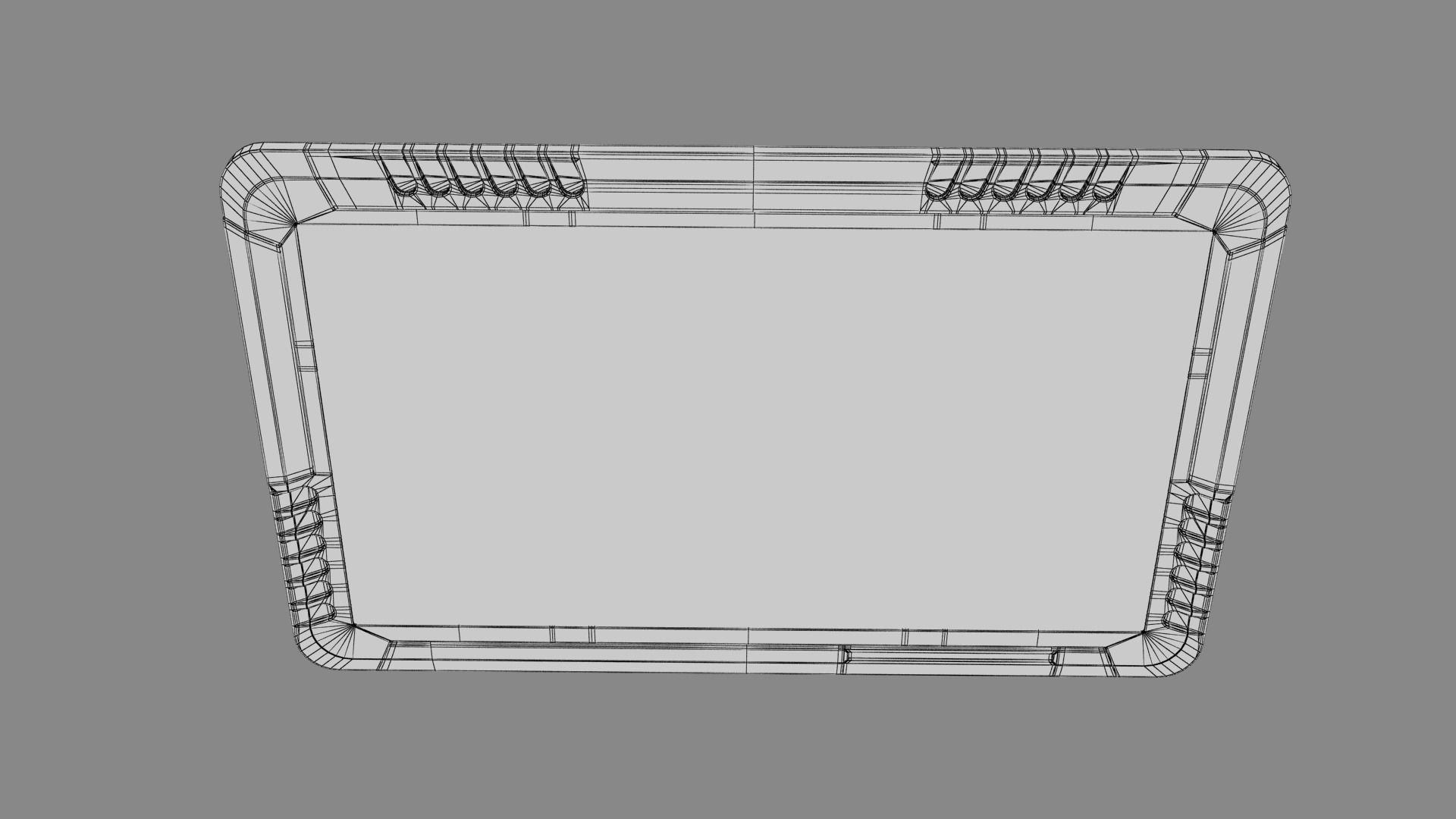 Sci-fi Monitor 9 Low-poly 3D model_23