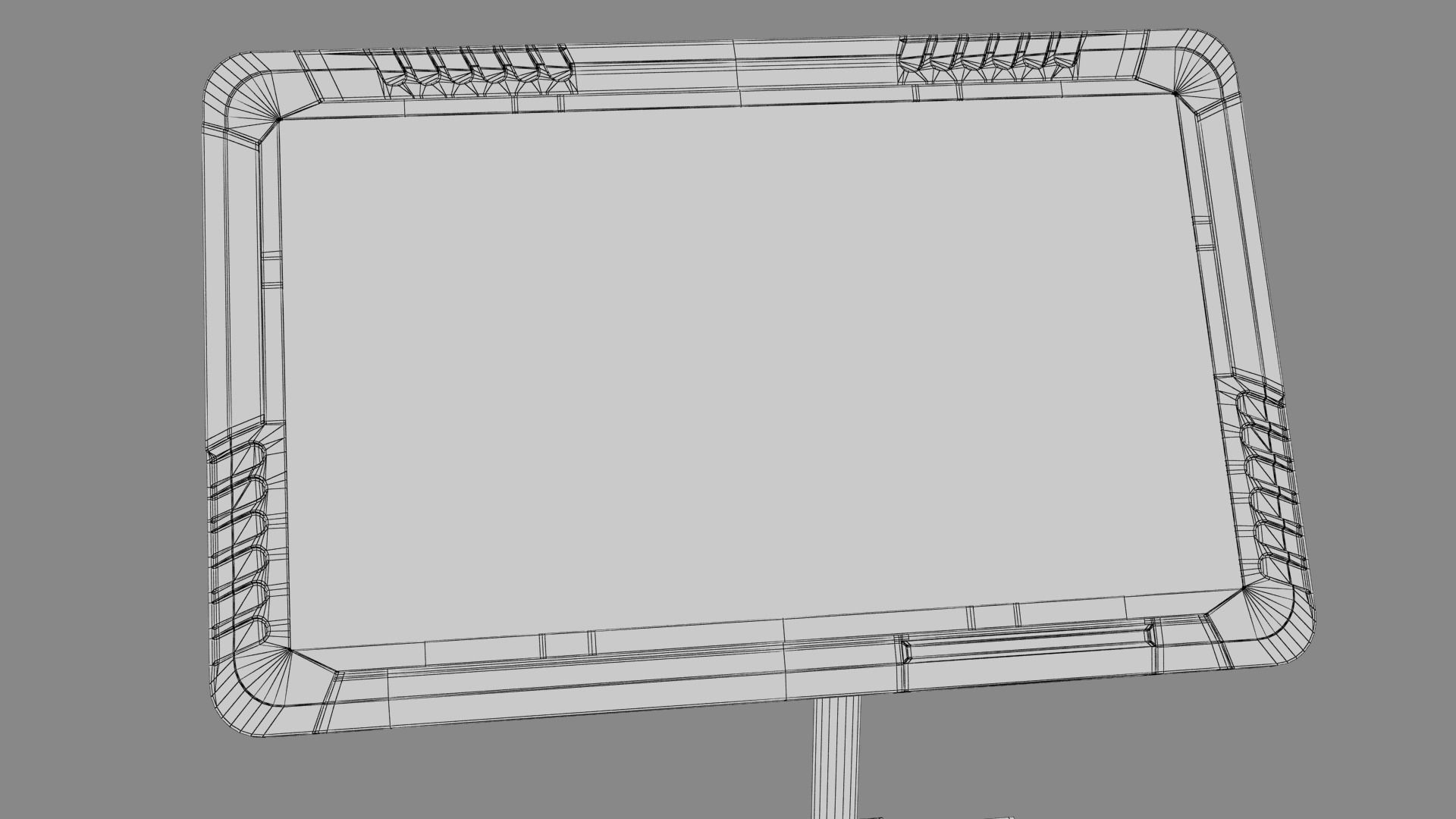 Sci-fi Monitor 9 Low-poly 3D model_18