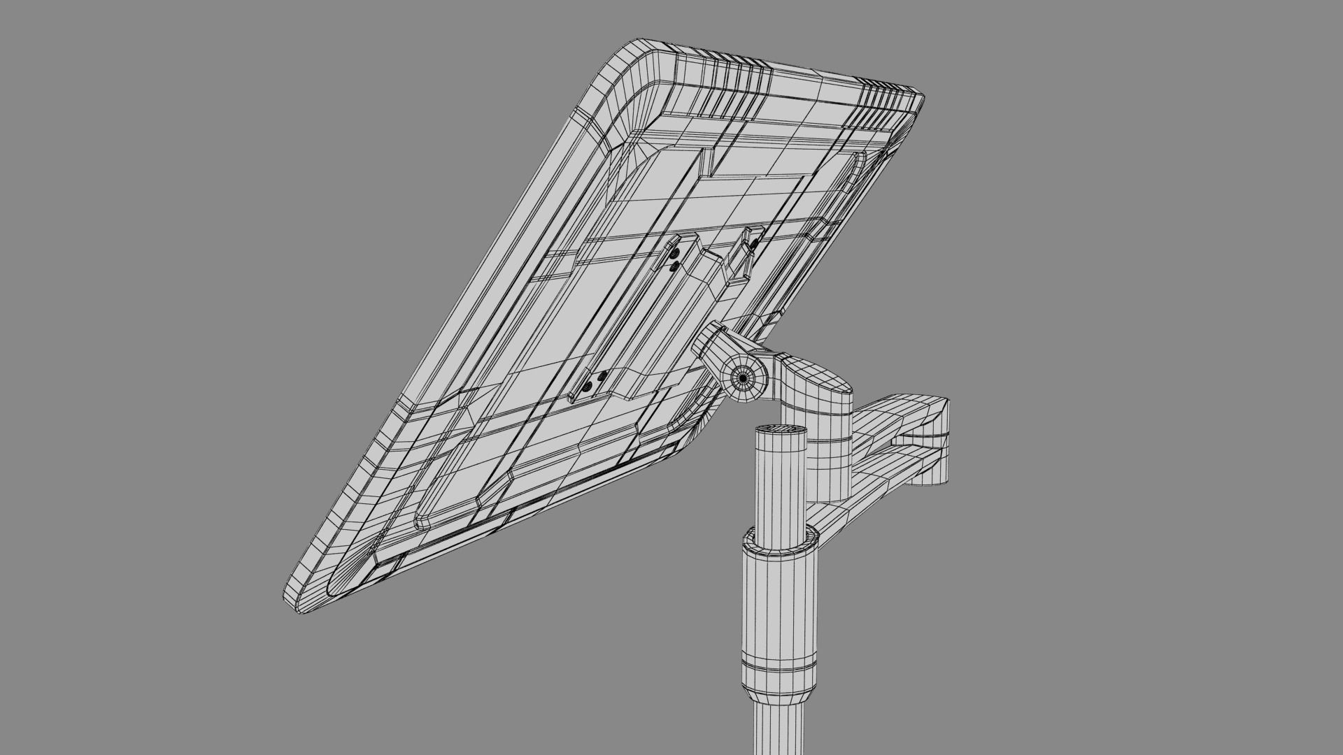 Sci-fi Monitor 9 Low-poly 3D model_22