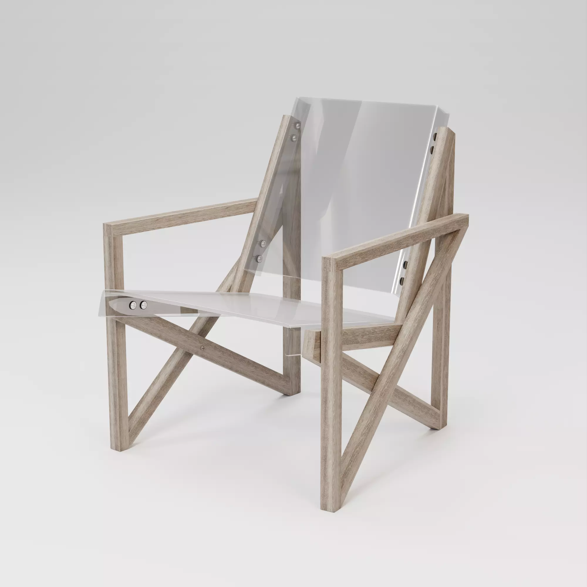 Armchair Transparent Silentbox Free 3D model