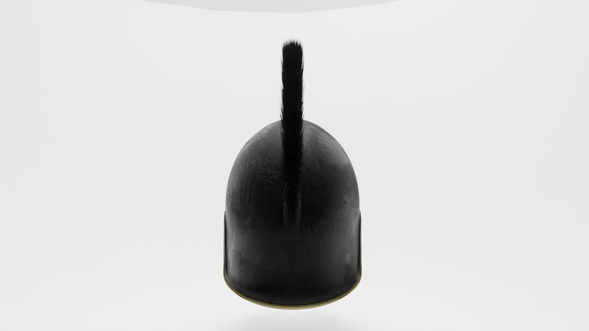 Spartan Helmet with oxidized bronze 3D model_3