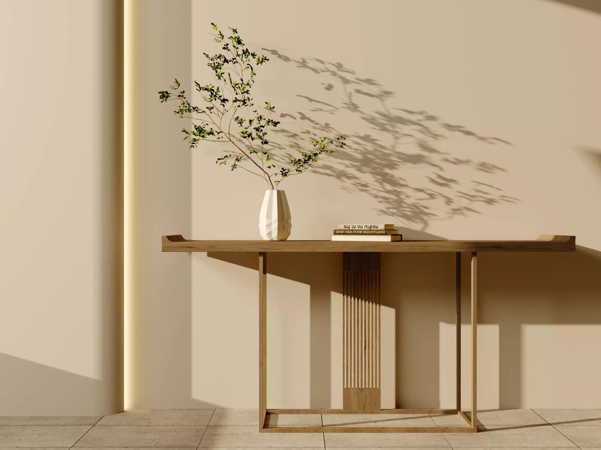 Side cabinet 3D model_0