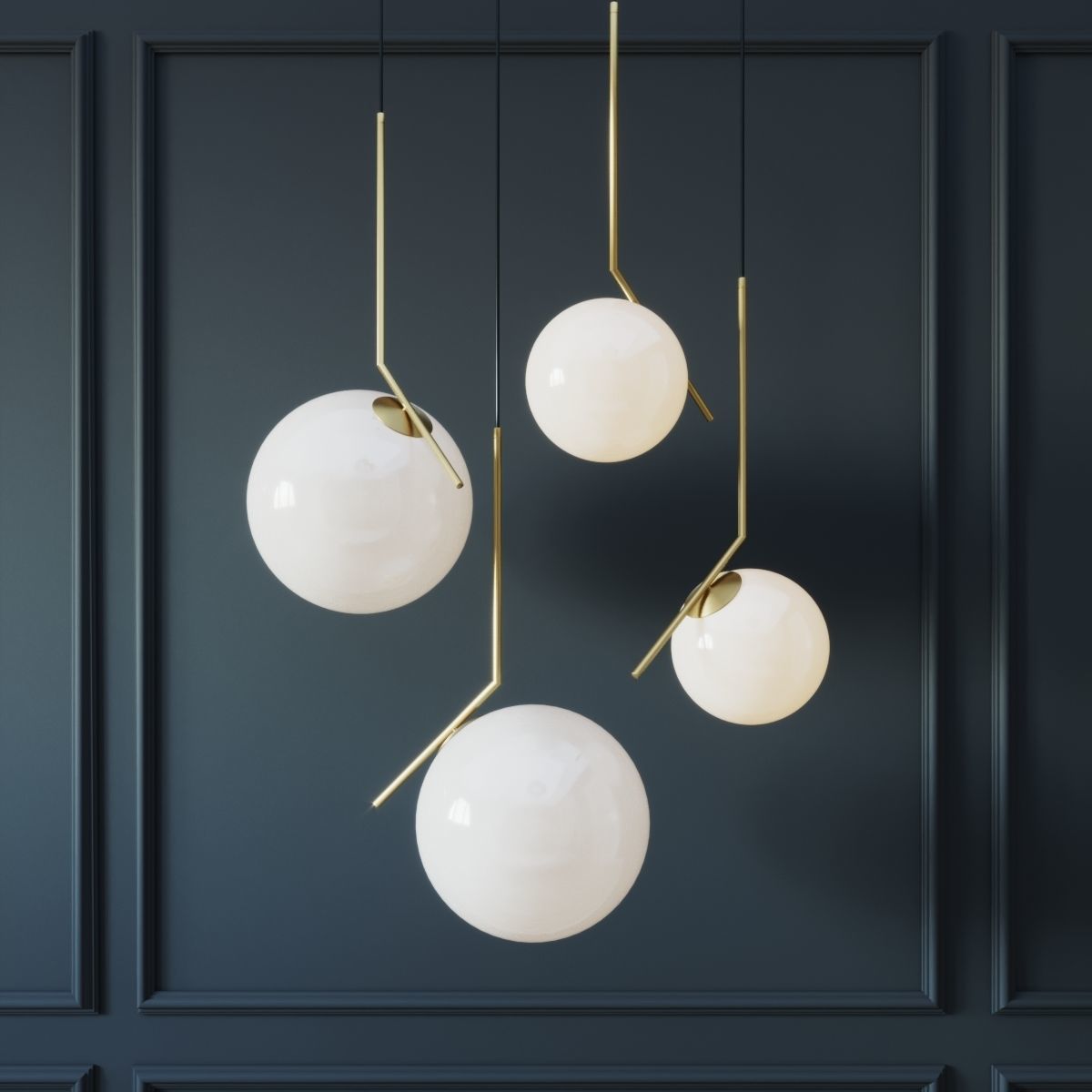 Flos lights family michael anastassiades 3D model_3