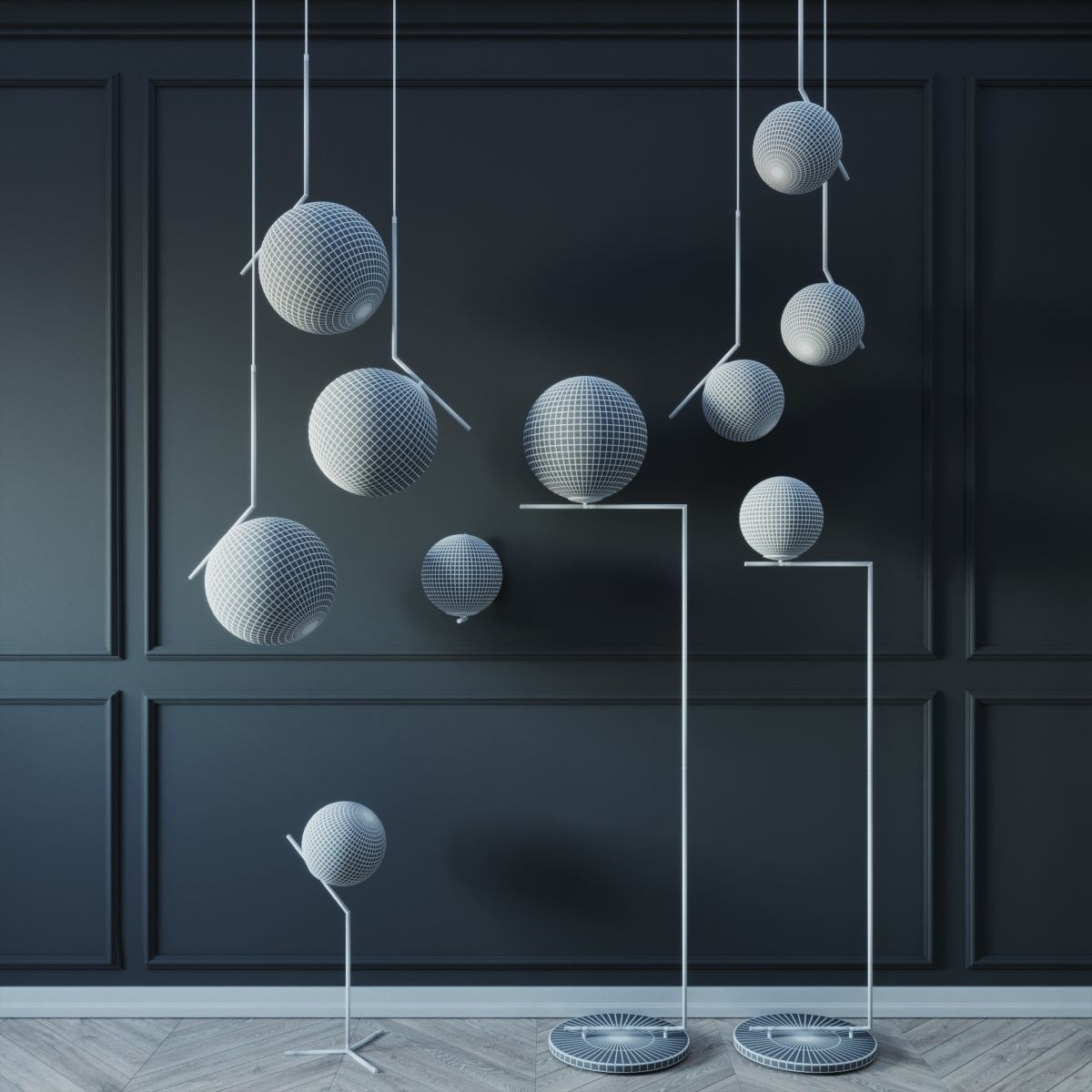 Flos lights family michael anastassiades 3D model_8