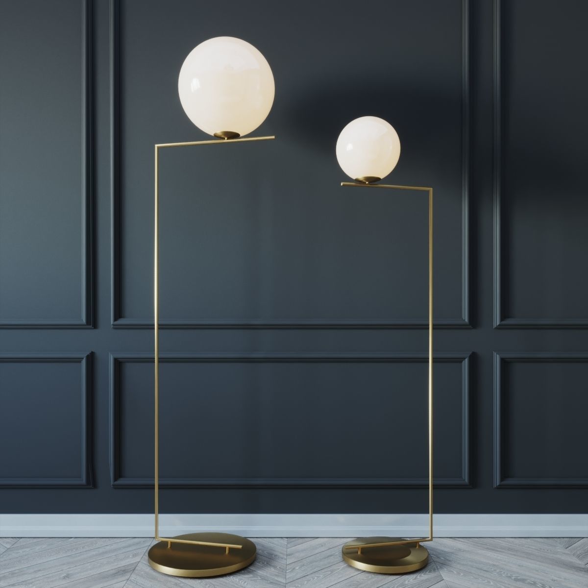 Flos lights family michael anastassiades 3D model_1