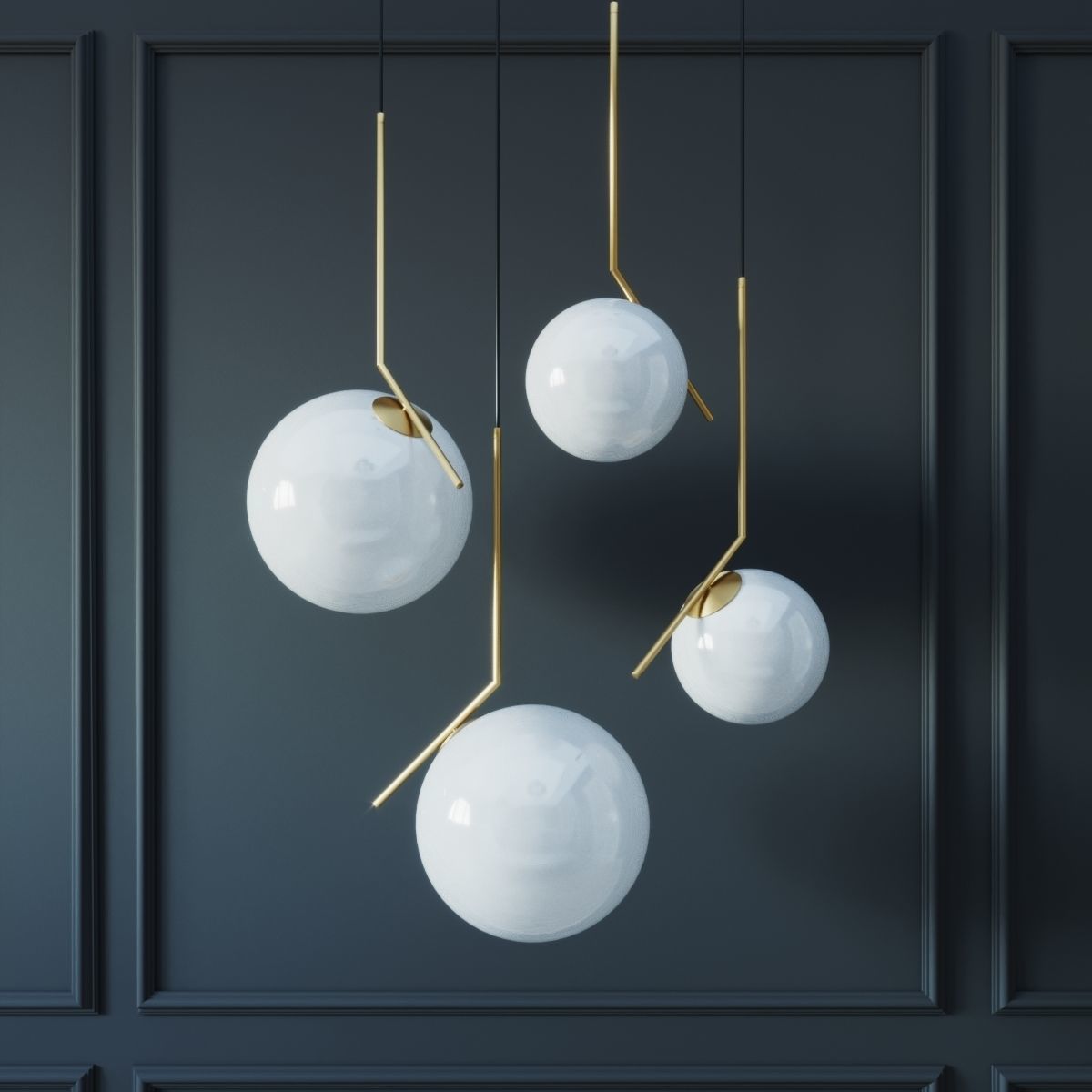 Flos lights family michael anastassiades 3D model_11