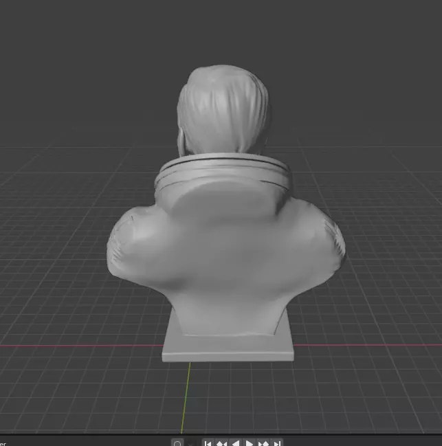 Neil  Armstrong  3D print model_3