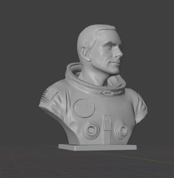 Neil  Armstrong  3D print model_6
