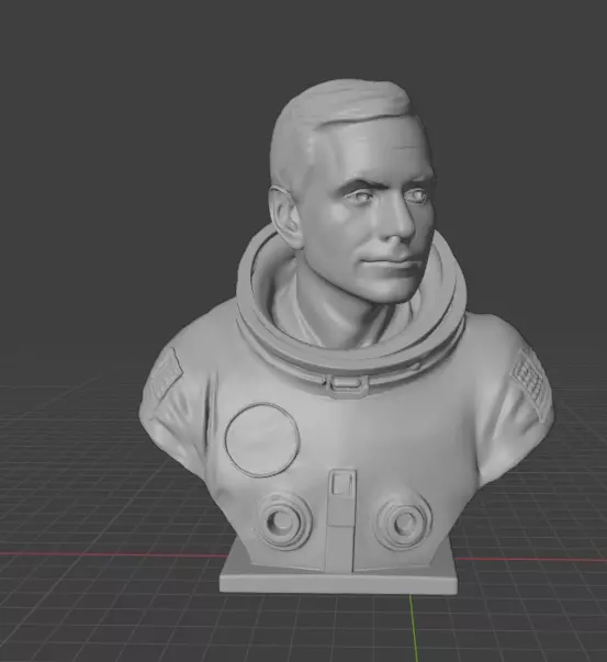 Neil  Armstrong  3D print model_20