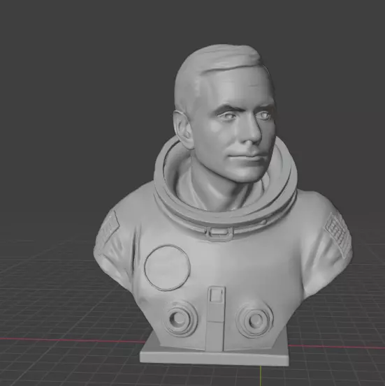 Neil  Armstrong  3D print model_19