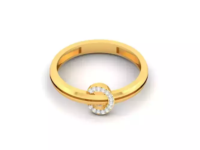 Women Engagement Ring 3dm STL FBX OBJ Render