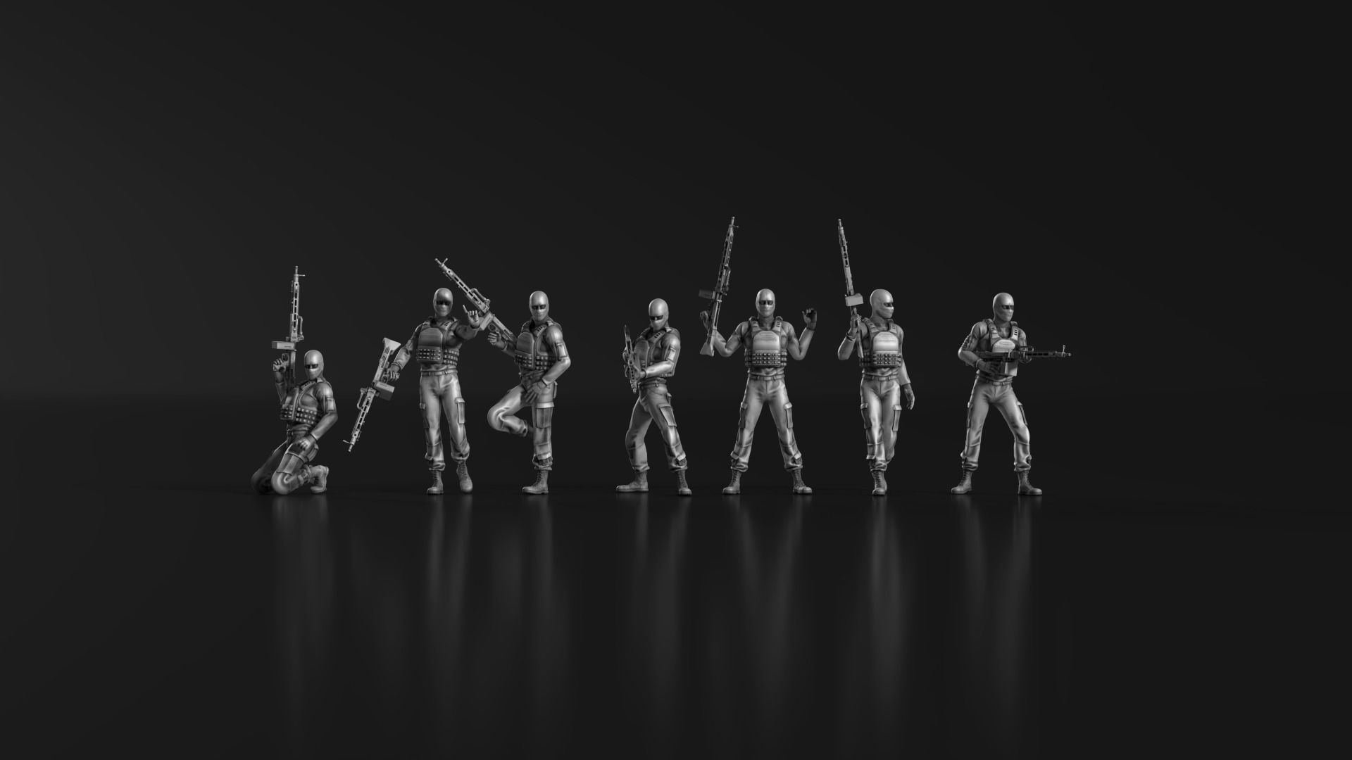 Terrorist 04 3D print model_3