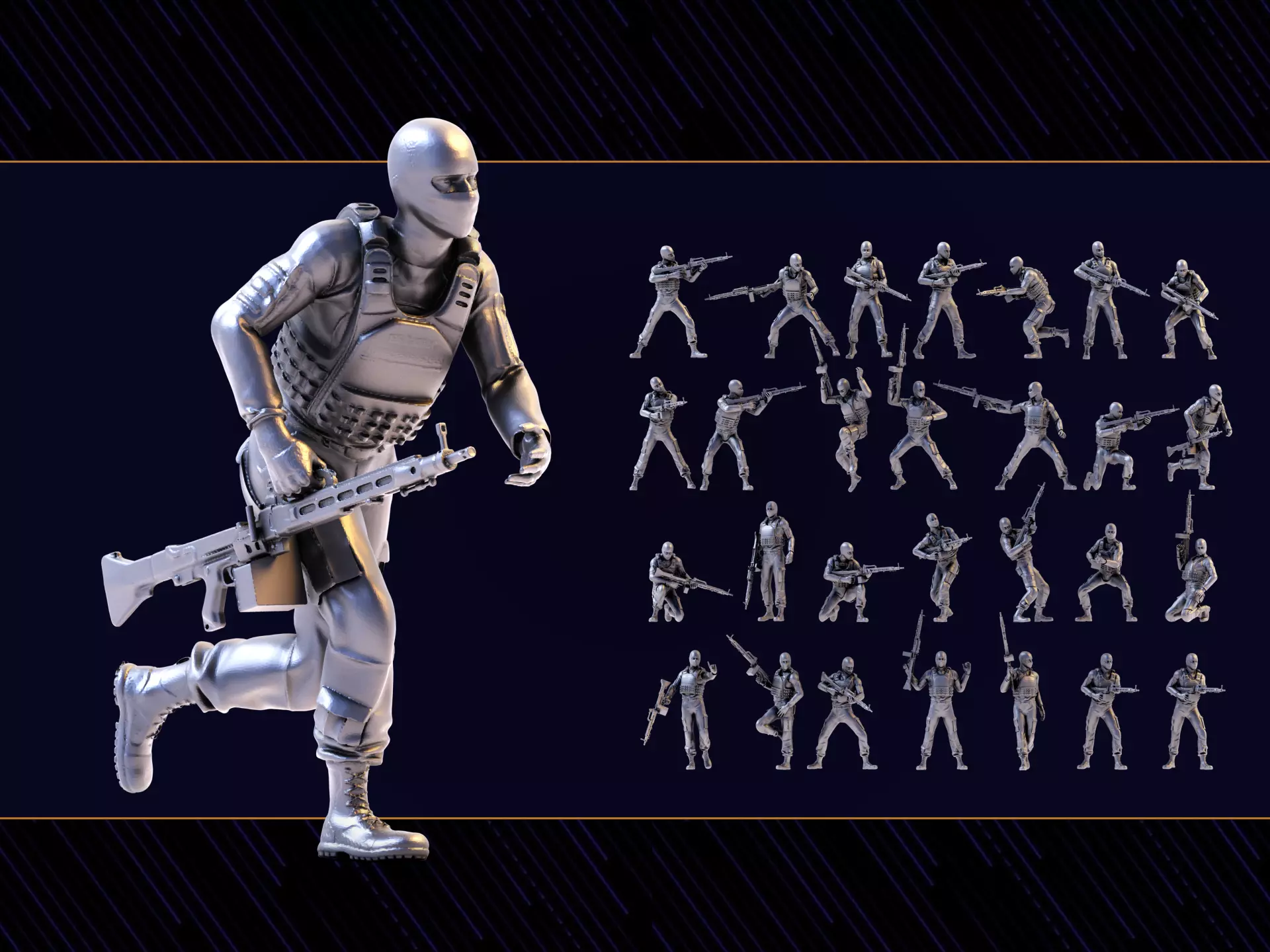 Terrorist 04 3D print model