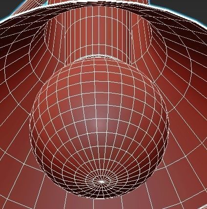 Vitaluce6 five light industrial style chandelier 3D model_4