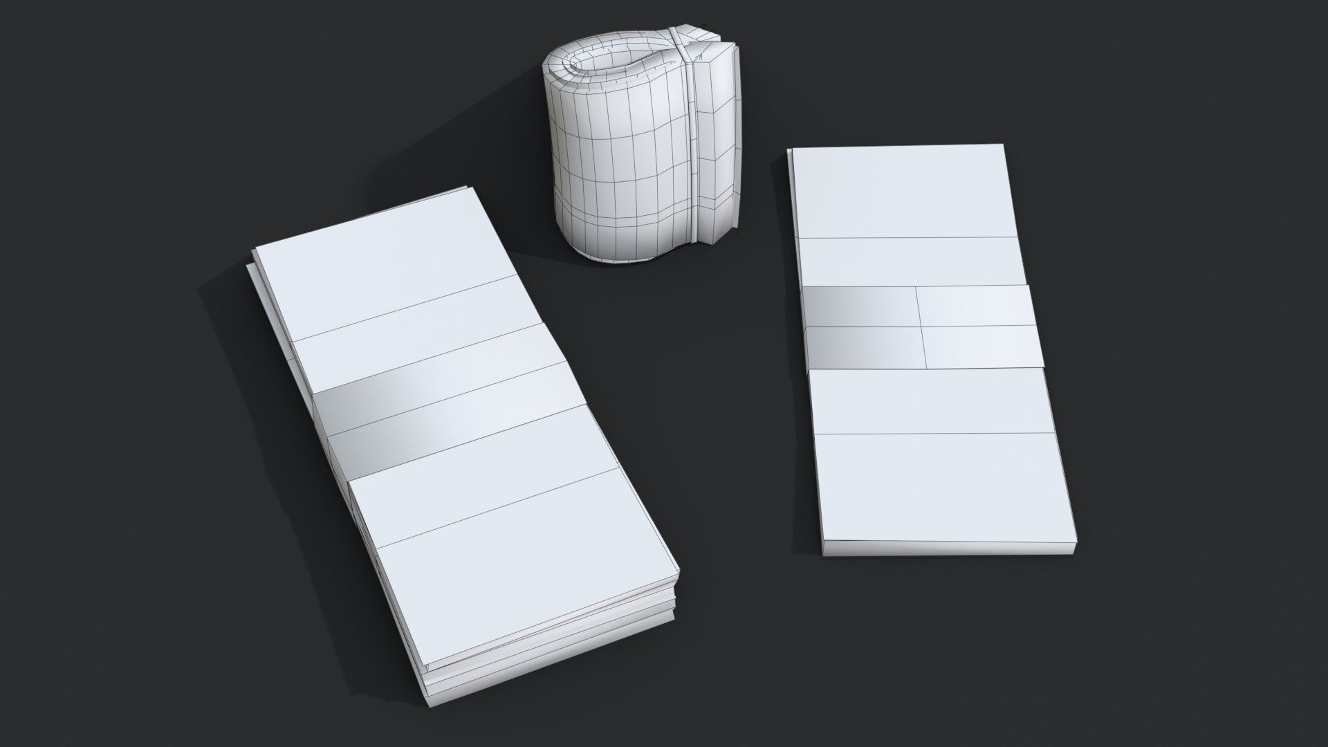 Money Loot - Cuban Pesos Low-poly 3D model_17