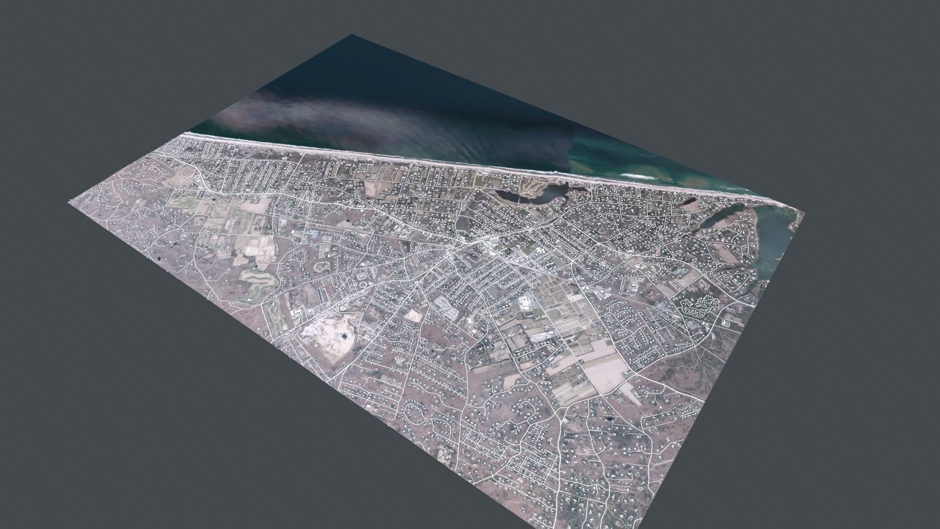 Cityscape East Hampton USA 3D model_6