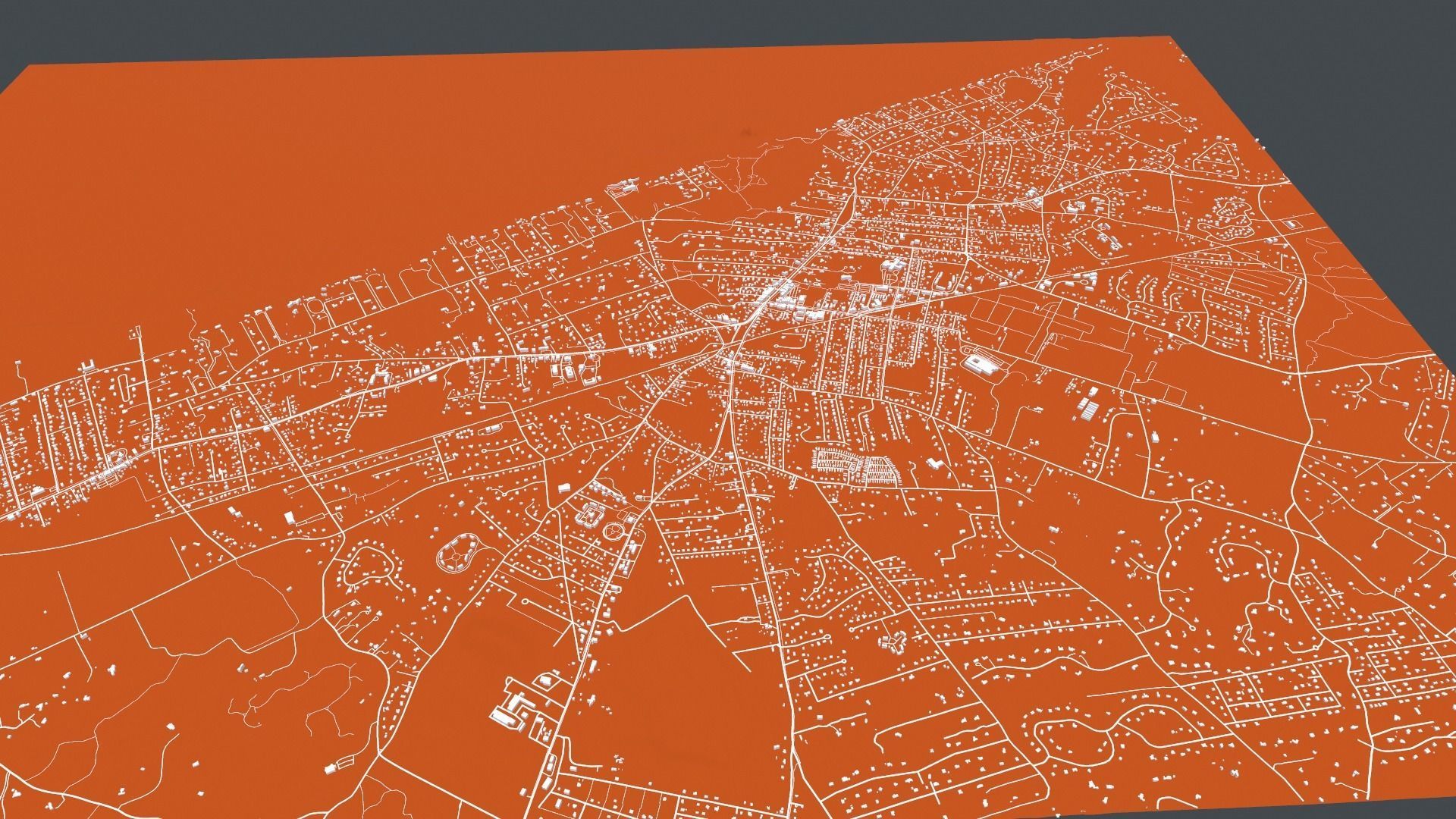 Cityscape East Hampton USA 3D model_8