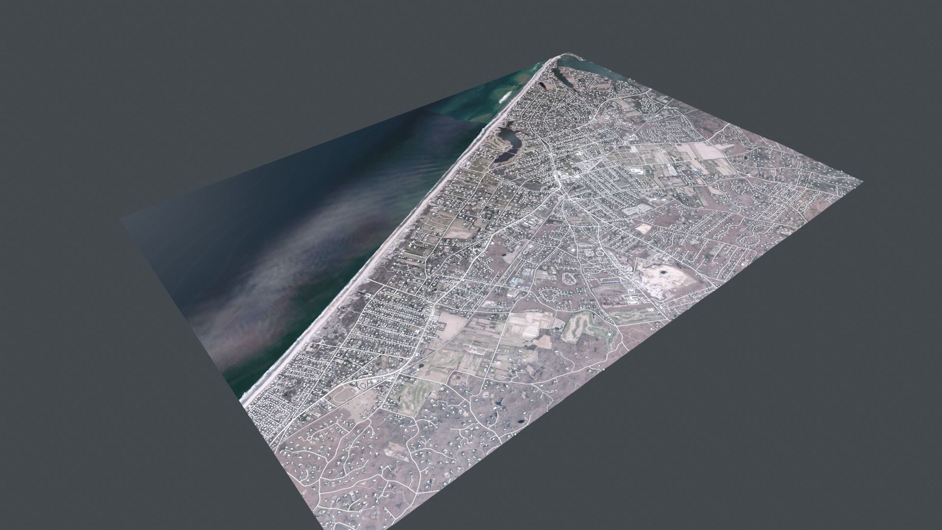 Cityscape East Hampton USA 3D model_4
